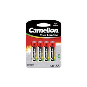 （まとめ）Camelion 単4形アルカリ電池 4本パック LR03-BP4【×20セット】 - 拡大画像