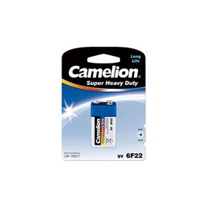 （まとめ）Camelion 角型マンガン電池 6F22-BP1B【×50セット】 - 拡大画像
