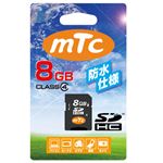 （まとめ）mtc（エムティーシー） SDHCカード 8GB CLASS4 （PK） MT-SD08GC4W【×5セット】