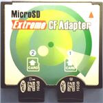 （まとめ）mtc（エムティーシー） CF変換アダプター（microSD用） MT-CFMI02【×3セット】