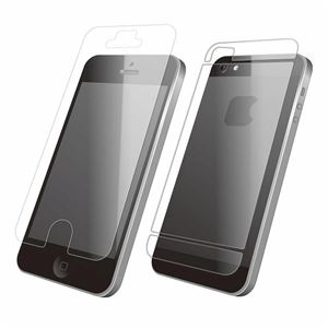 （まとめ）エレコム iPhone5s／5用衝撃吸収フィルム／防指紋光沢背面付 PS-A12FLFPAGW【×2セット】 - 拡大画像