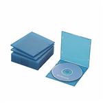 （まとめ）エレコム Blu-ray／DVD／CDケース（スリム／PP／1枚収納） CCD-JPCS10CBU【×5セット】