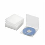 （まとめ）エレコム Blu-ray／DVD／CDケース（スリム／PP／1枚収納） CCD-JPCS10CR【×5セット】