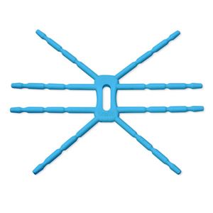 (まとめ)日本トラストテクノロジー 使い方様々マルチスタンド! SPIDER PODIUM SPIPOD-BL ブルー【×2セット】 商品画像