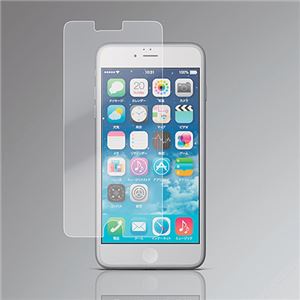 （まとめ）エレコム iPhone 6 Plus用衝撃吸収フィルム PM-A14LFLPA【×3セット】 - 拡大画像