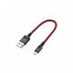 （まとめ）エレコム 2A対応高耐久microUSBケーブル MPA-AMBS2U02RD【×5セット】 - 縮小画像1