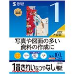 （まとめ）サンワサプライ インクジェット用スーパーファイン用紙A3サイズ100枚入り JP-EM5NA3-100【×3セット】