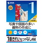 （まとめ）サンワサプライ インクジェット用スーパーファイン用紙A4サイズ100枚入り JP-EM5NA4-100【×5セット】