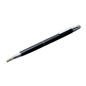 (まとめ)ミヨシ なめらか筆タッチペン付き ファイバ-ヘッドタッチペン ブラック STP-11/BK【×2セット】 商品写真