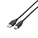 （まとめ）エレコム USB2.0ケーブル U2C-BN50BK【×5セット】