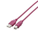 （まとめ）エレコム USB2.0ケーブル U2C-BN50PN【×5セット】