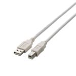 （まとめ）エレコム USB2.0ケーブル U2C-BN50WH【×5セット】