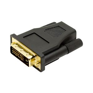 （まとめ）ミヨシ HDMI-DVI変換アダプタ ブラック HDA-DV／BK【×5セット】 - 拡大画像