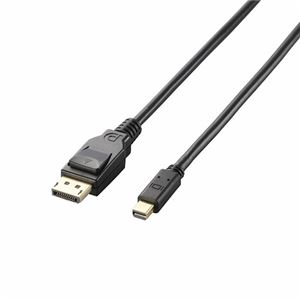 （まとめ）エレコム DisplayPort（TM）ケーブル CAC-DPM1210BK【×2セット】 - 拡大画像