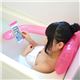 （まとめ）サンコー スマホ用エアバスピロー「お風呂でもちょっと持って手！」 ピンク ARPLL84P【×2セット】 - 縮小画像4