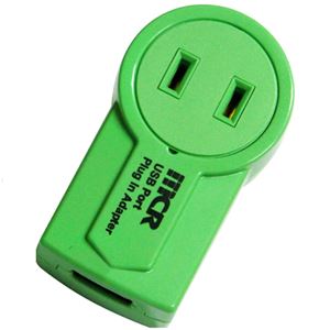 （まとめ）MERCURY USB Port Plug In Adapter（グリーン） C149GR【×5セット】 - 拡大画像