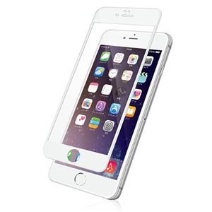 （まとめ）エレコム iPhone 6 Plus用フィルム／3D・防指紋高光沢 PM-A14LFLFGRBWH【×3セット】 - 拡大画像