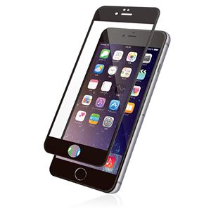 （まとめ）エレコム iPhone 6 Plus用フィルム／3D・防指紋反射防止 PM-A14LFLFRBBK【×3セット】 - 拡大画像