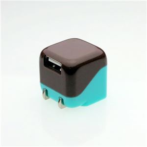 （まとめ）エレス mini USB-ACアダプタ （ブラウン） HBTOYS703050【×3セット】 - 拡大画像
