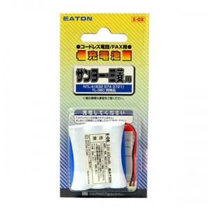 (まとめ)EATON イートン 子機用充電池 サンヨー 三菱 E-08【×5セット】 商品画像