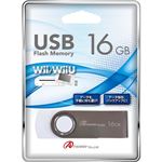 （まとめ）アンサー Wii U／Wii用 USBメモリー16GB ANS-USB16GB-2【×3セット】