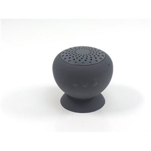 (まとめ)eiYAAA Bluetooth防滴バスタイムスピーカー ブラック k-216-1【×2セット】 商品写真