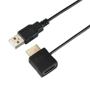 （まとめ）HORIC HDMI-USB電源アダプタ HDMI-138USB【×5セット】 - 拡大画像