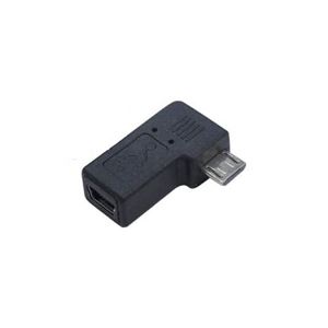 (まとめ)変換名人 変換プラグ USB mini5pin→microUSB 右L型 USBM5-MCRLF【×20セット】 商品画像