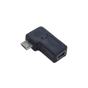 （まとめ）変換名人 変換プラグ USB mini5pin→microUSB 左L型 USBM5-MCLLF【×20セット】 - 拡大画像