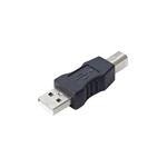 （まとめ）変換名人 変換プラグ USB A（オス）→USB B（オス） USBAA-BA【×20セット】