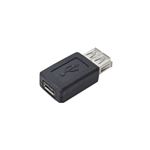 （まとめ）変換名人 変換プラグ USB A（メス）→microUSB（メス） USBAB-MCB【×20セット】