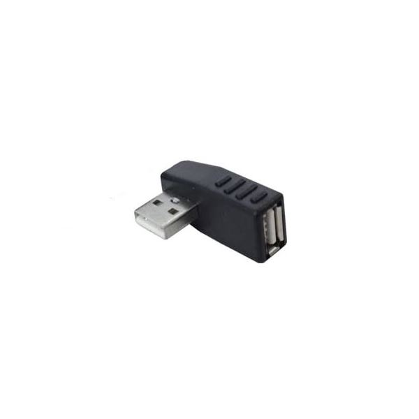 (まとめ)変換名人 変換プラグ USB A 左L型 USBA-LL(×20セット) b04