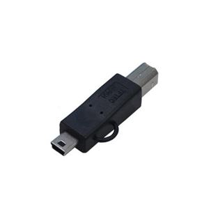 (まとめ)変換名人 変換プラグ USB B(オス)→miniUSB(オス) USBBA-M5A【×10セット】 商品写真