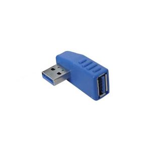 (まとめ)変換名人 変換プラグ USB3.0 A左L型 USB3A-LL【×10セット】 商品写真