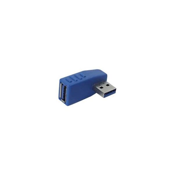 (まとめ)変換名人 変換プラグ USB3.0 A右L型 USB3A-RL(×10セット) b04