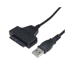 （まとめ）変換名人 変換ケーブル USB2.0 to microSATA USB2-MCSATA【×3セット】 - 拡大画像