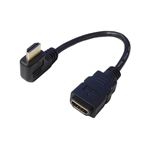 （まとめ）変換名人 HDMI L型ケーブル延長20（右L） HDMI-CA20RL【×5セット】