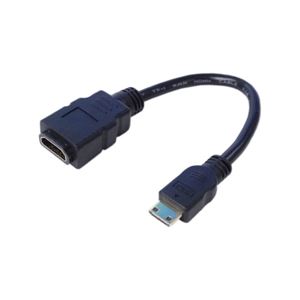 （まとめ）変換名人 miniHDMI変換ケーブル 20 HDMIB-M2G2【×5セット】 - 拡大画像