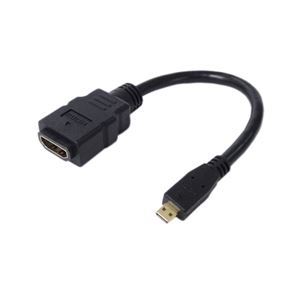 （まとめ）変換名人 microHDMI変換ケーブル 20 HDMIB-MC2G2【×5セット】 - 拡大画像