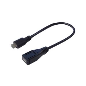（まとめ）変換名人 USBmicro延長ケーブル20（フル結線） USBMC／CA20F【×10セット】 - 拡大画像