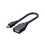 （まとめ）変換名人 miniUSB HOSTケーブル USB-M5H／CA20【×20セット】