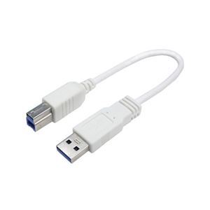 （まとめ）変換名人 USB3.0ケーブル A-B 20 USB3A-B／CA20【×10セット】 - 拡大画像