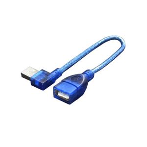 （まとめ）変換名人 USB L型ケーブル延長20（左L） USBA-CA20LL【×10セット】 - 拡大画像