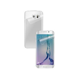 （まとめ）エレコム Galaxy S6 edge用薄型フィルム反射防止・背面付き PM-SCG6EFLUW【×5セット】 - 拡大画像