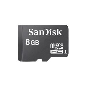 （まとめ）SanDisk microSDHC 8GB UHS-1C4 SDアダプター付 プラケース入り SDSDQAB-008G-BULK【×5セット】 - 拡大画像
