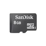 （まとめ）SanDisk microSDHC 8GB UHS-1C4 SDアダプター付 プラケース入り SDSDQAB-008G-BULK【×5セット】