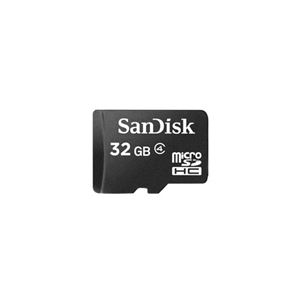 （まとめ）SanDisk microSDHC 32GB UHS-1 C4 SDアダプター付 プラケース入り SDSDQAB-032G-BULK【×2セット】 - 拡大画像