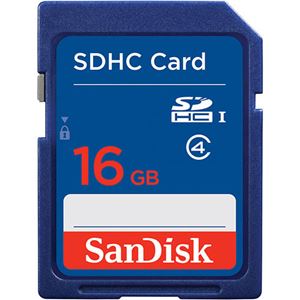 (まとめ)SanDisk SDHCカード 16GB Class4 海外パッケージ SDSDB-016G-B35【×3セット】 商品画像