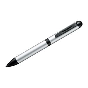 （まとめ）サンワサプライ 入力ペン（シルバー） PDA-PEN15N【×5セット】 - 拡大画像