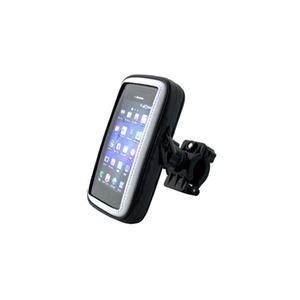 （まとめ）ブライトンネット Smart Phone／iPhone／iPod用自転車ホルダー BM-BCHOLDER／WH【×2セット】 - 拡大画像